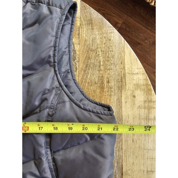 Eddie Bauer Goose Down Vest Brown Faux Fur Collar Women’s Size Medium - Picture 6 of 10